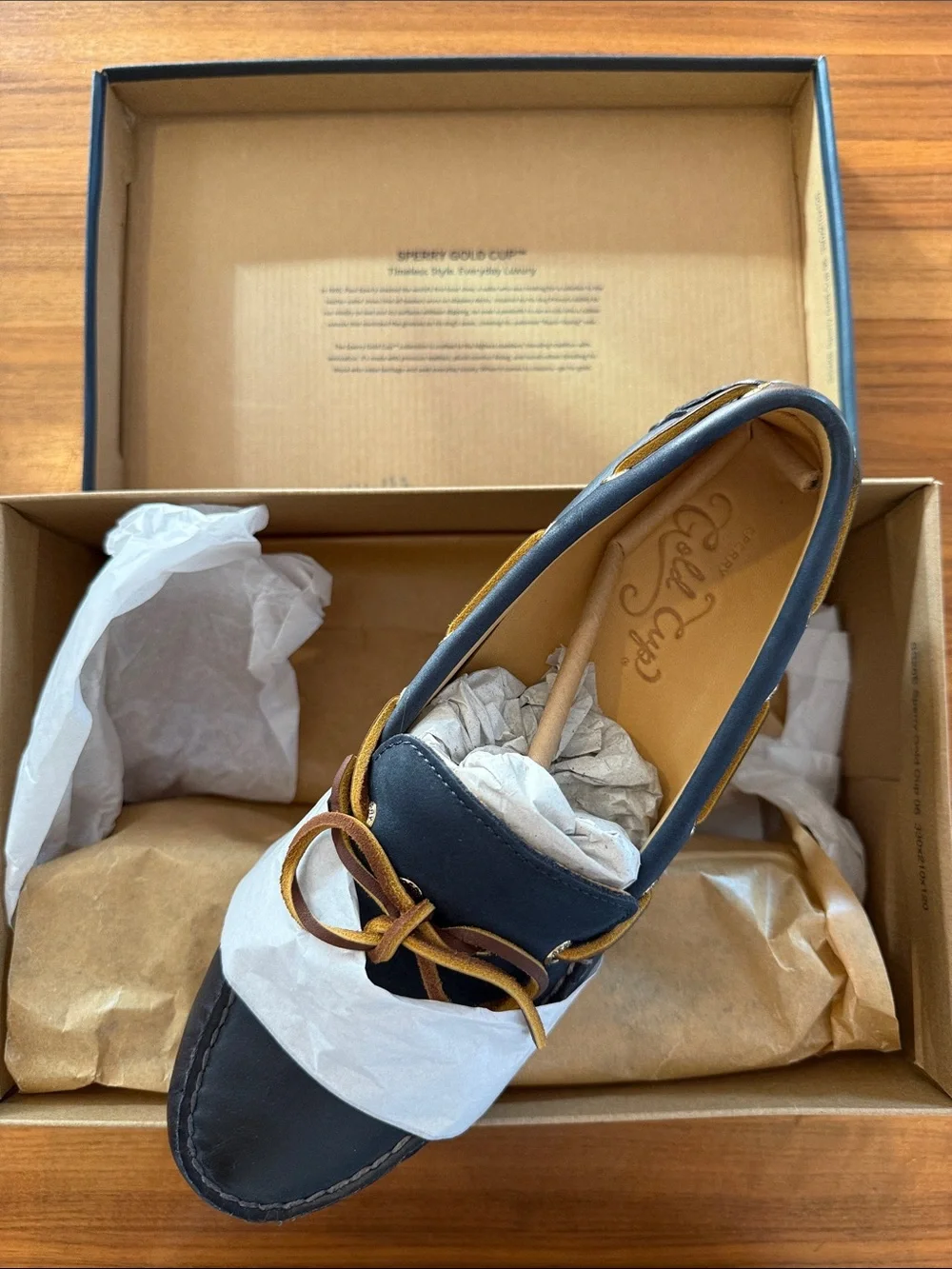New Sperry Gold Cup™ Harpswell 2-Eye Drivers sz 9.5